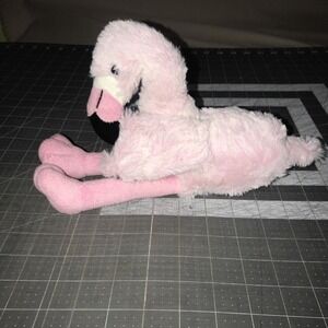 Dollibu Pink Plush Flamingo Bird 8" Seated w/ Tag
